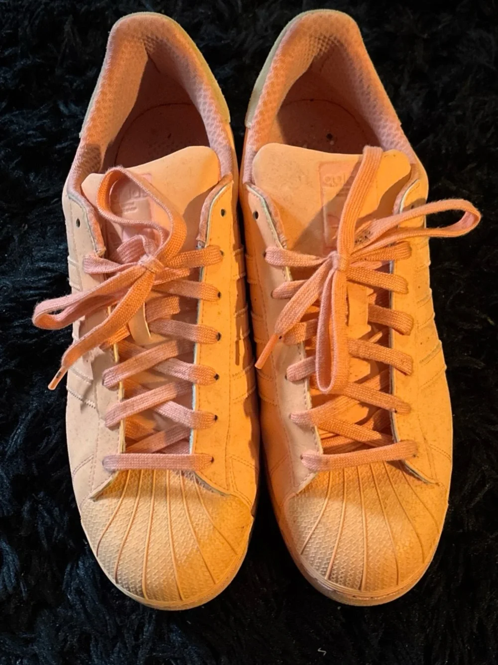 Adidas Superstar Adicolor Sun Glow Orange Reflective S80330 Men’s 11.5 Rare